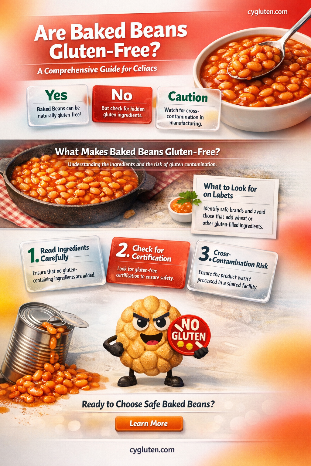 are bake beans gluten free