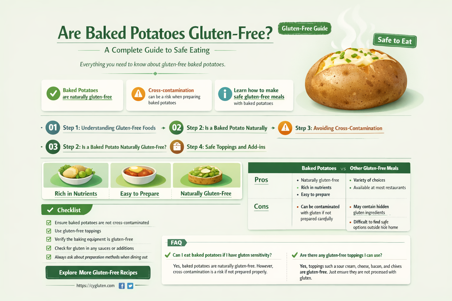 are baked potatoes gluten free