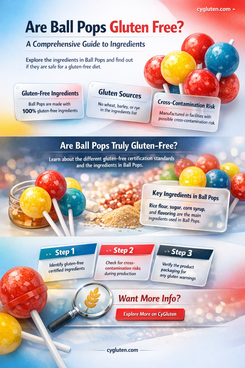 are ball pops gluten free