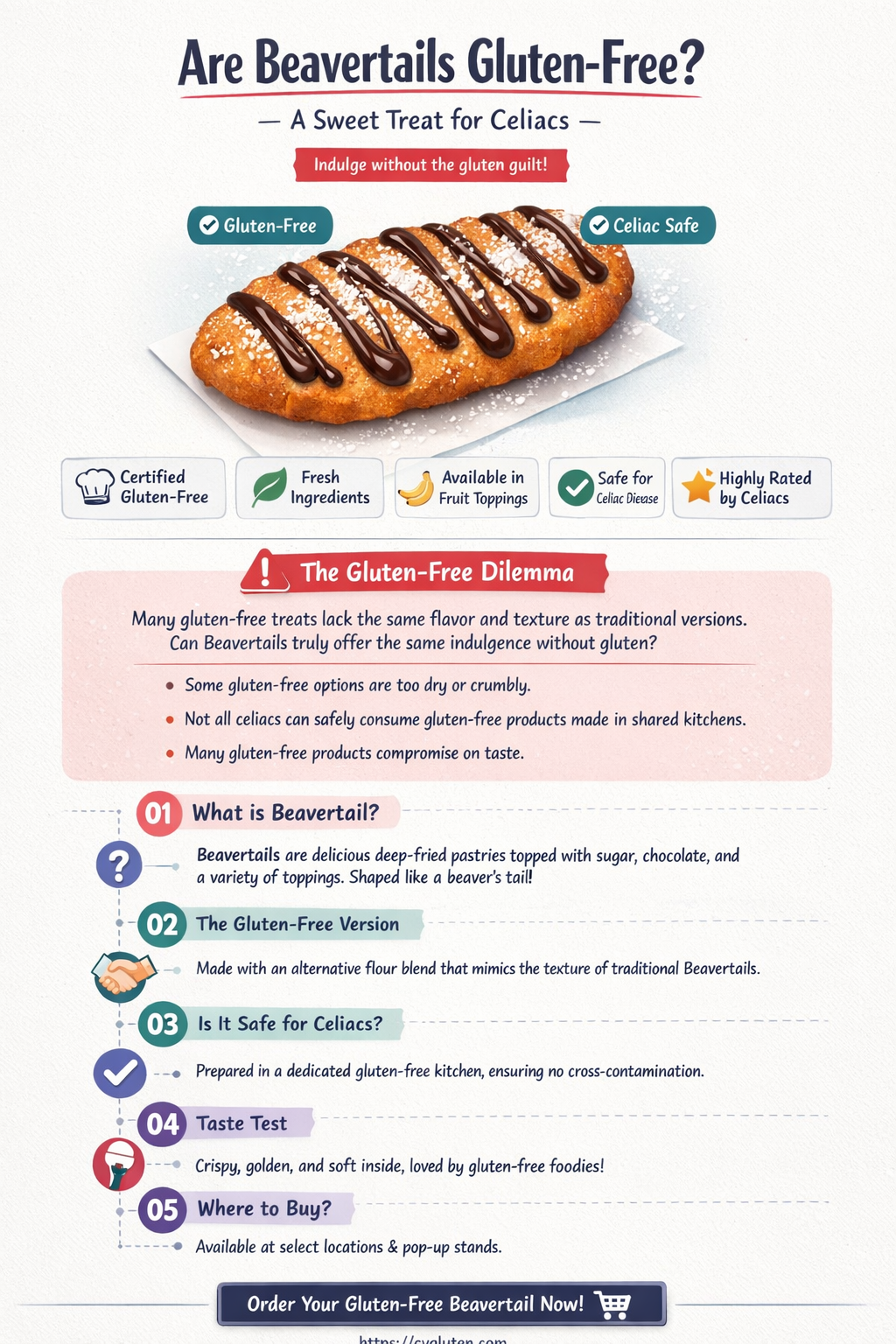 are beavertails gluten free