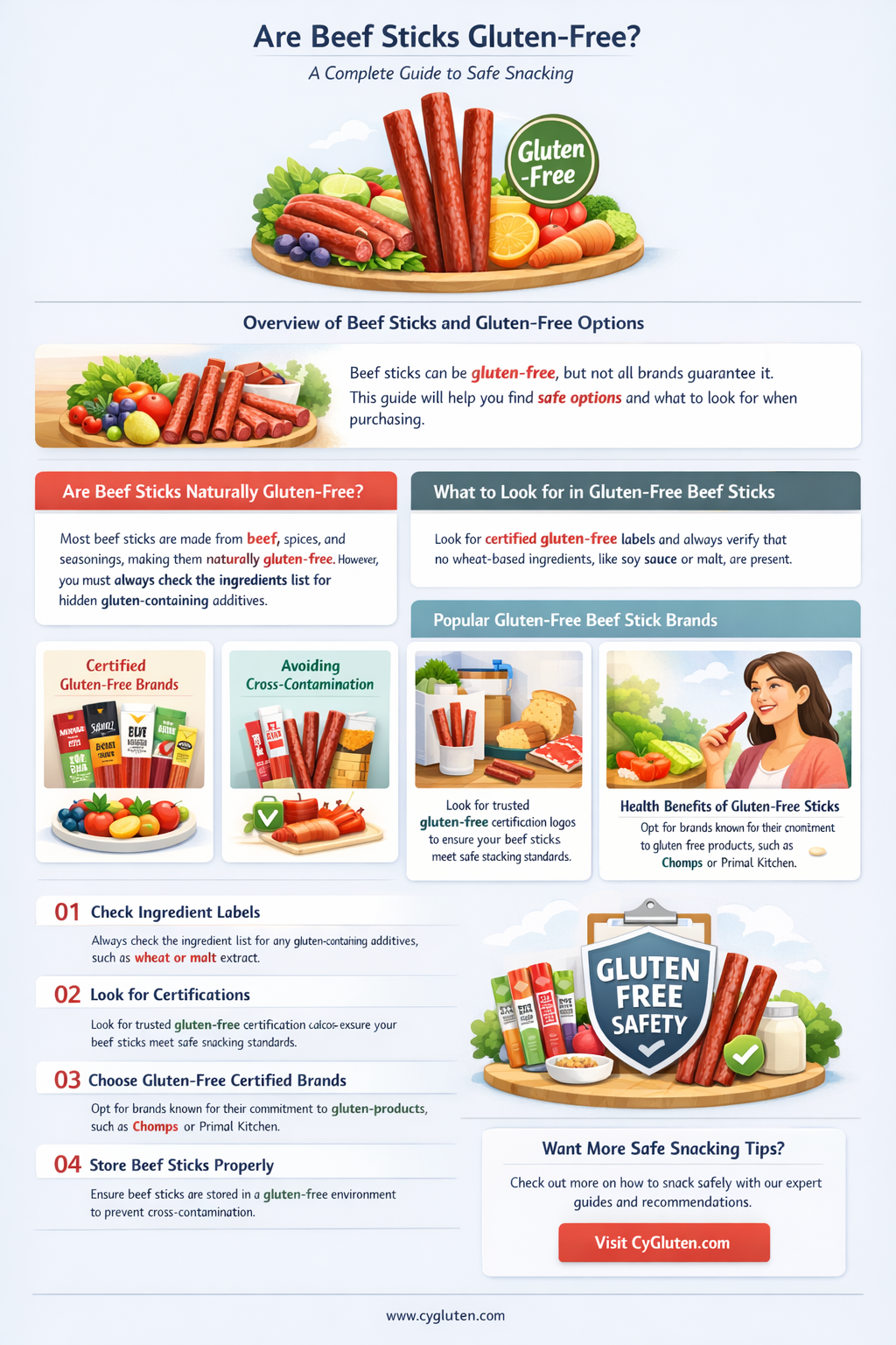 are beef sticks gluten free