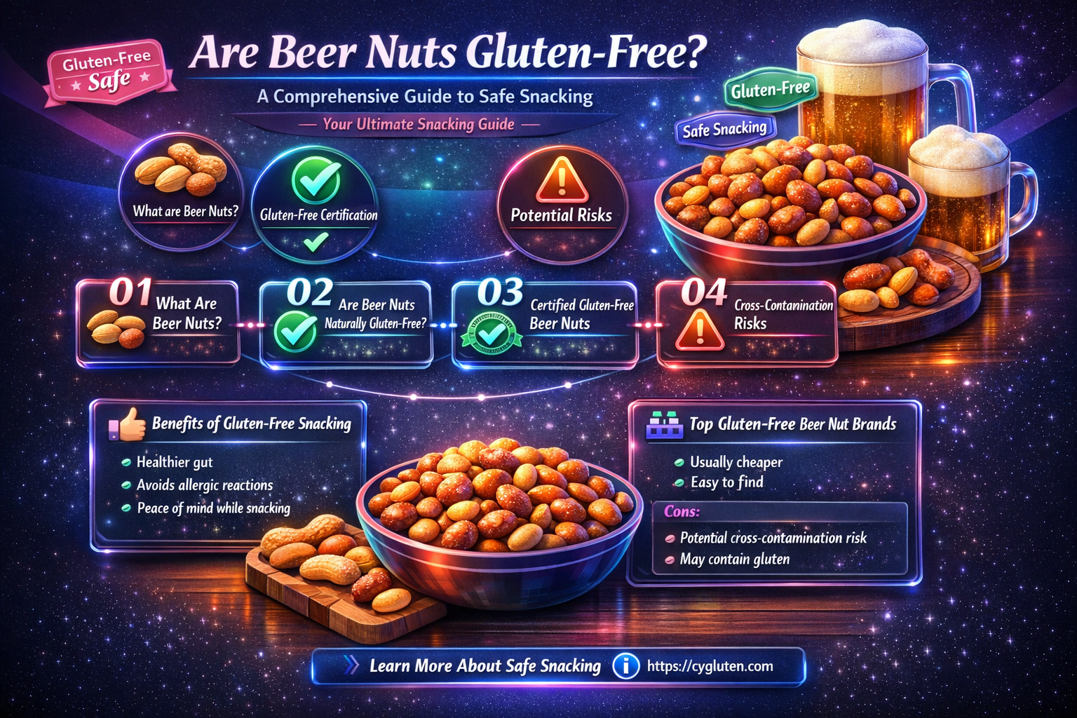 are beer nuts gluten free