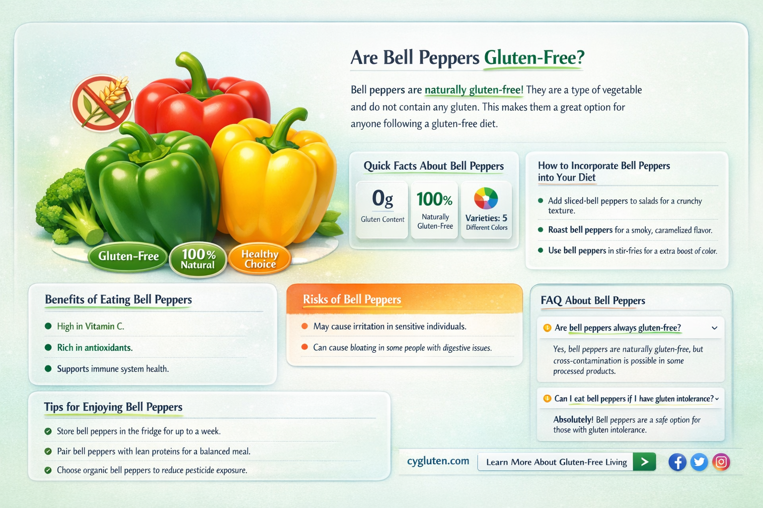 are bell pepper gluten free