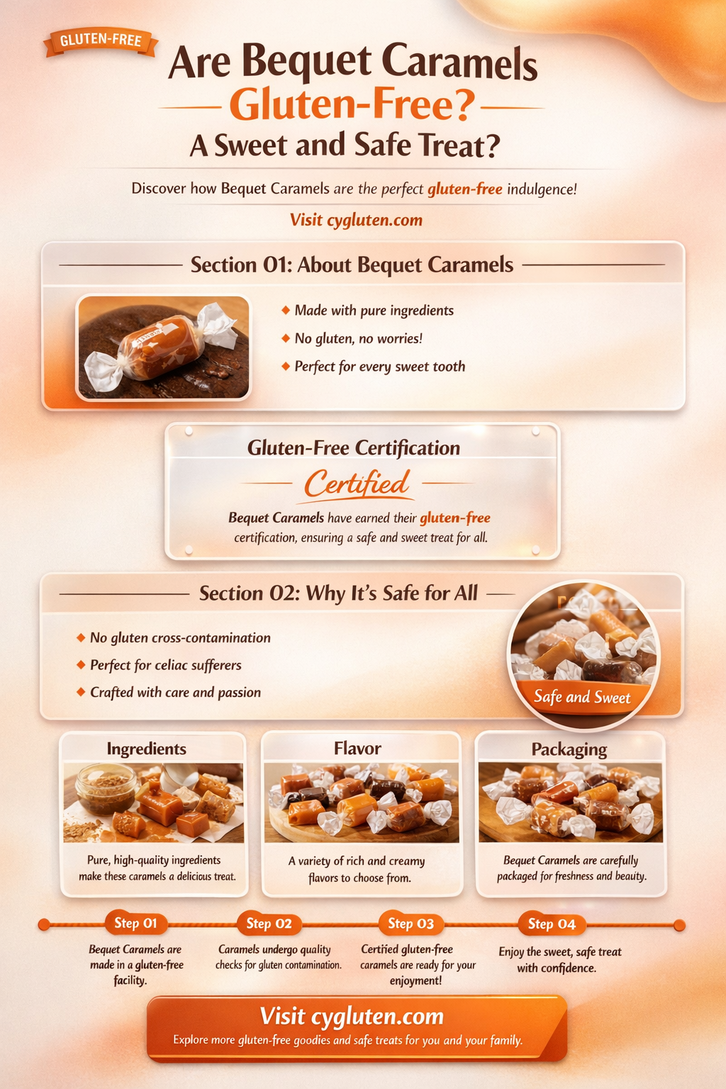 are bequet caramels gluten free