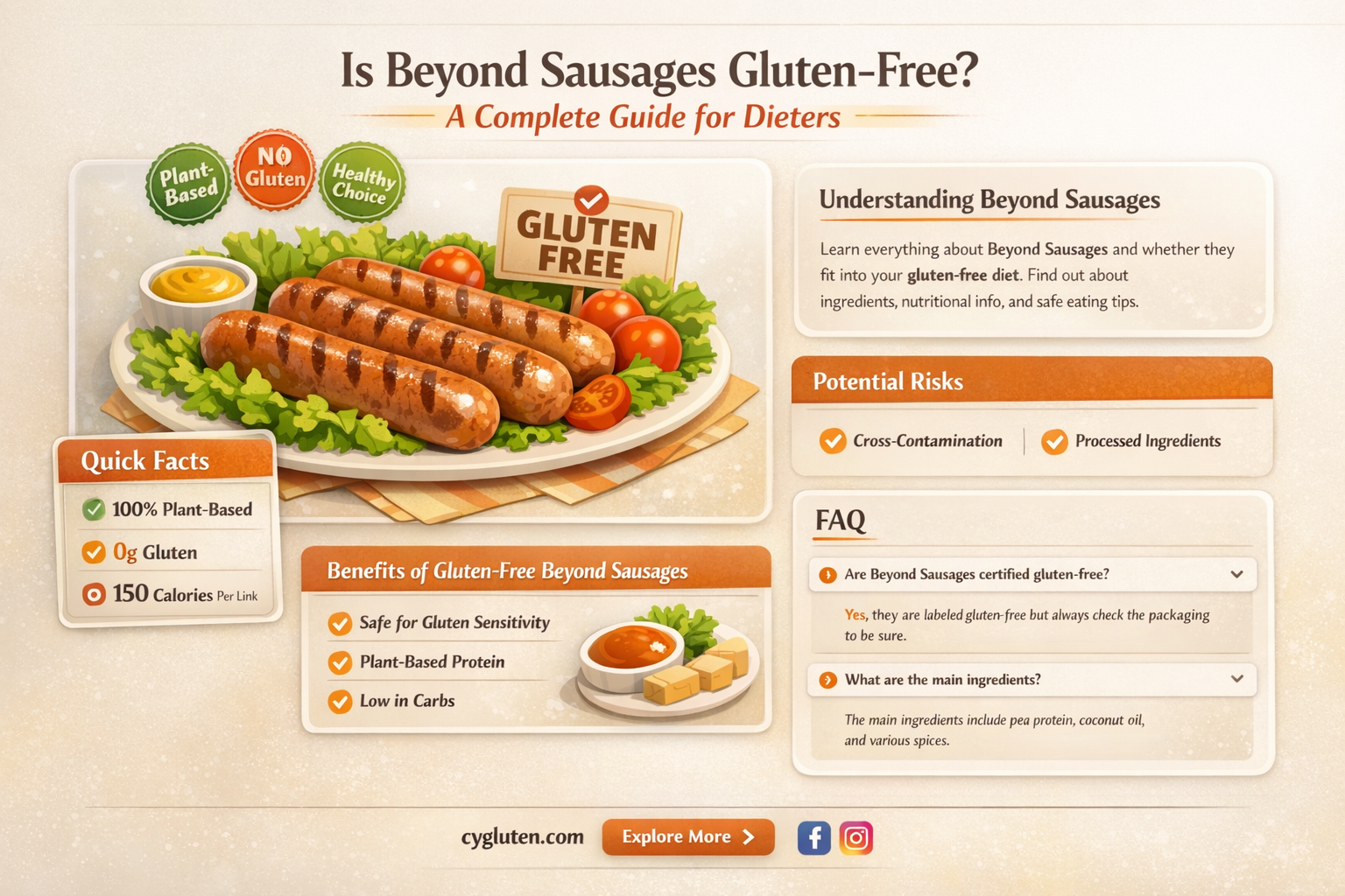 are beyond sausages gluten free