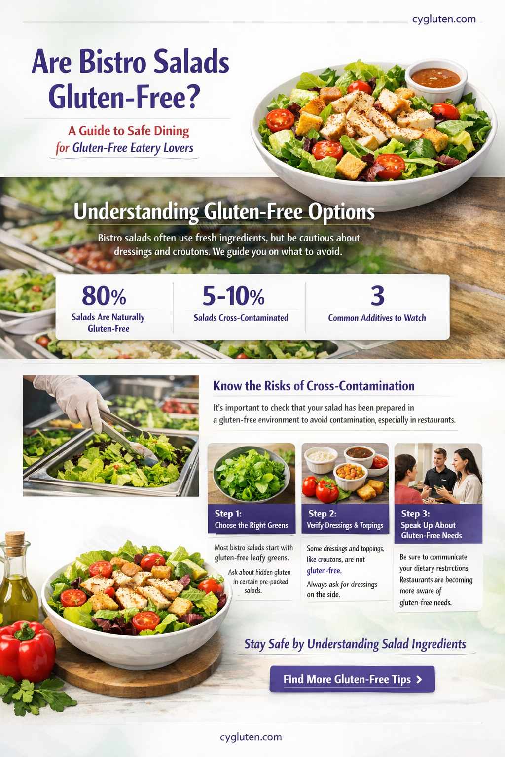 are bistro salads gluten free