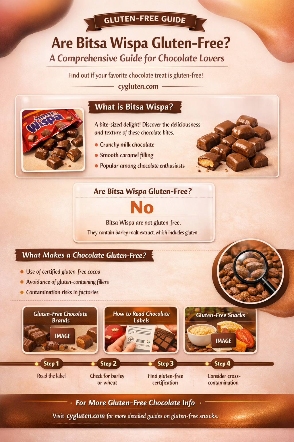 are bitsa wispa gluten free