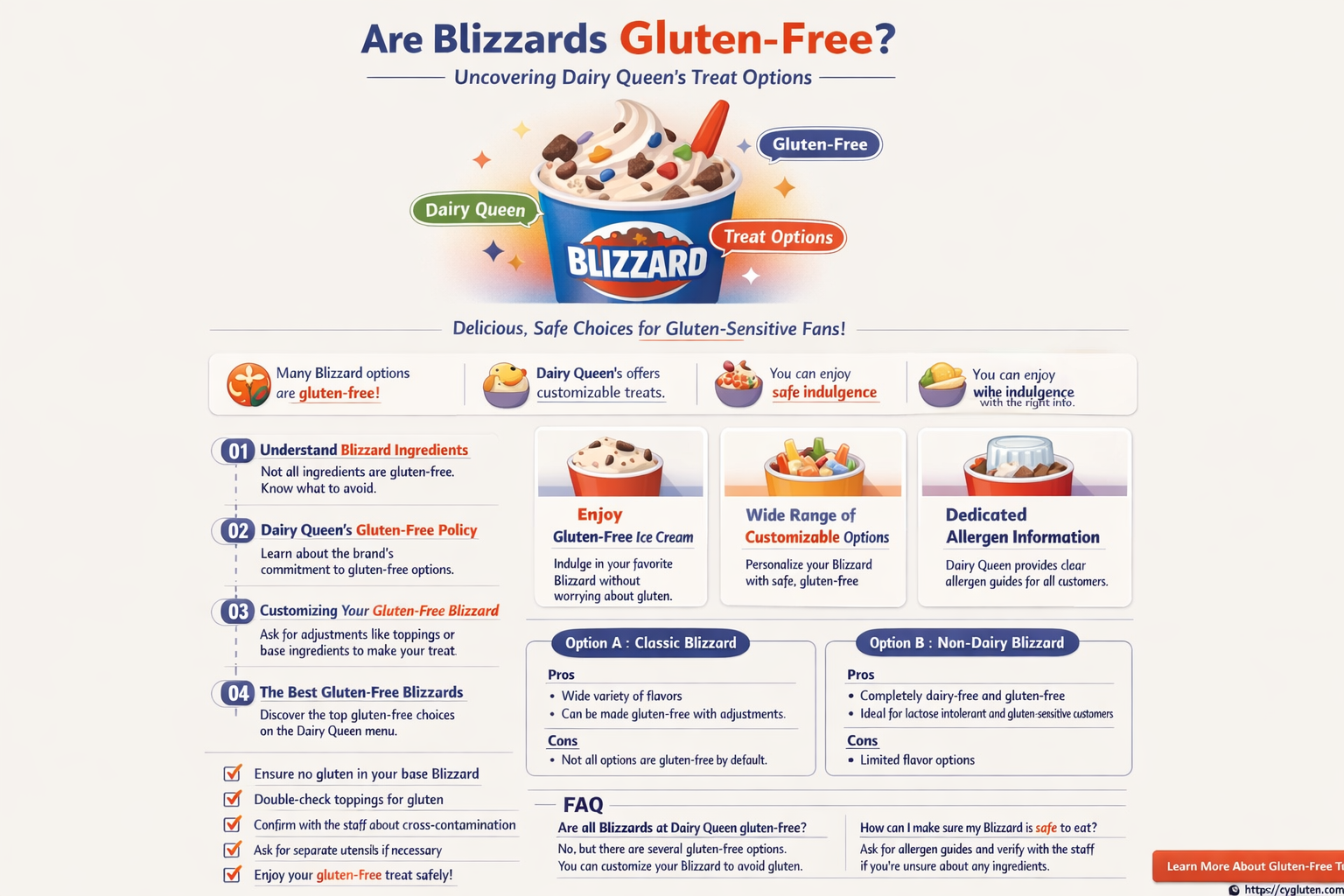 are any blizzards gluten free