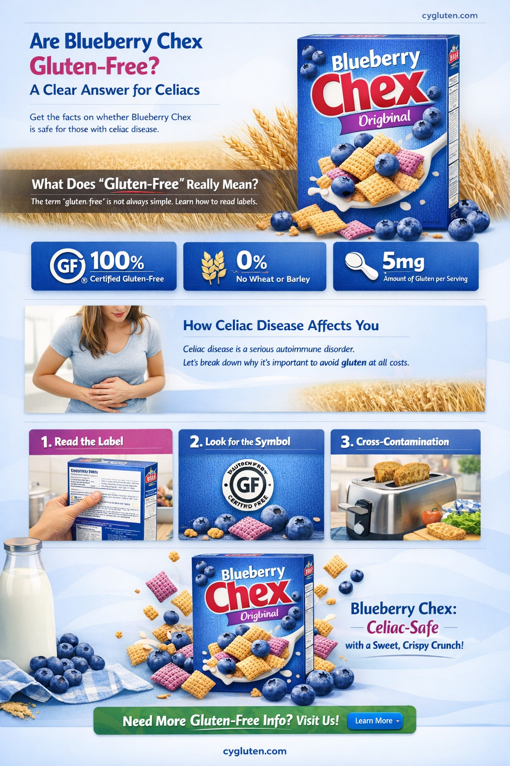 are blueberry chex gluten free