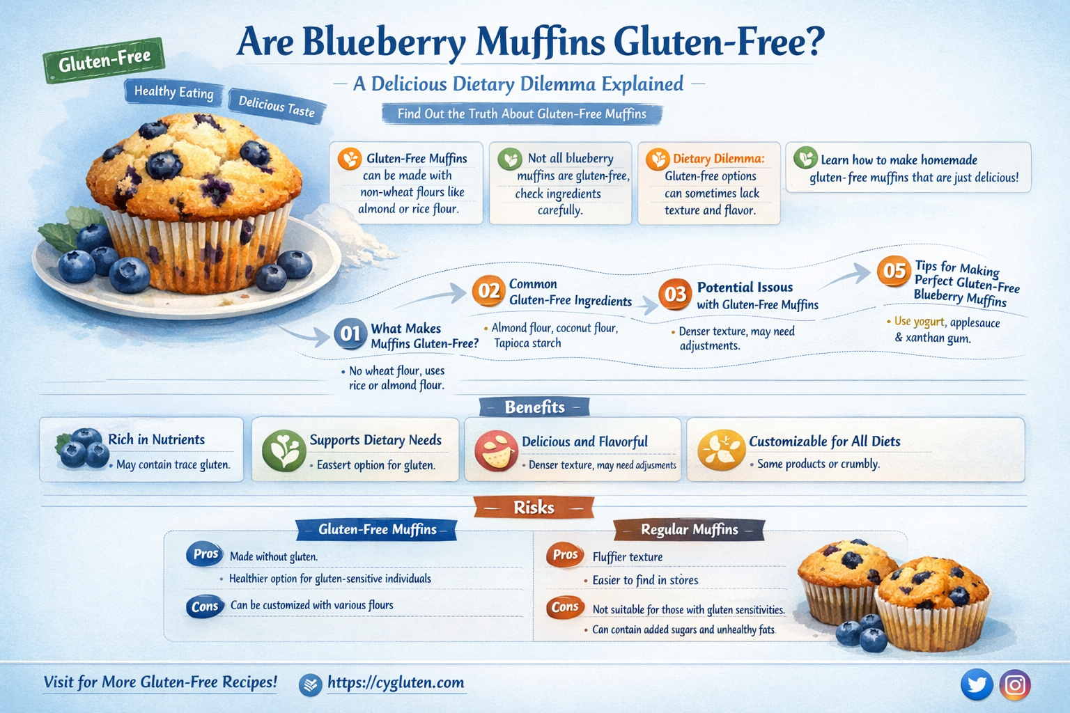 are blueberry muffins gluten free