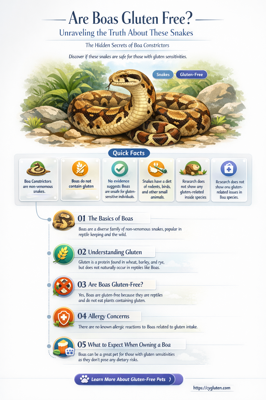 are boas gluten free