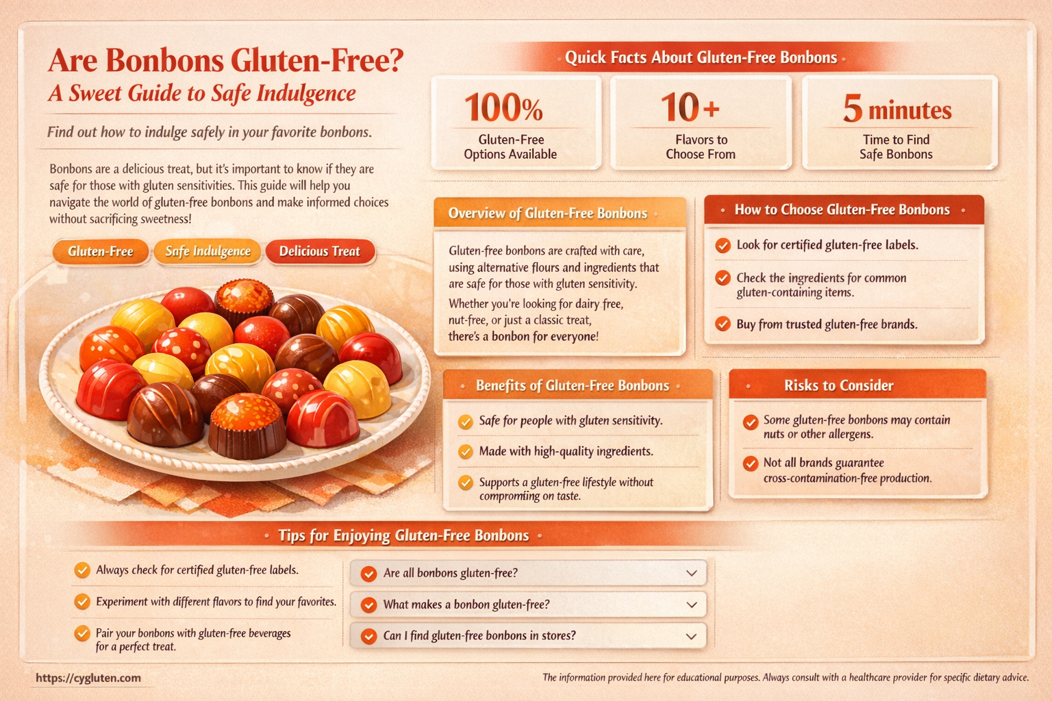 are bonbons gluten free