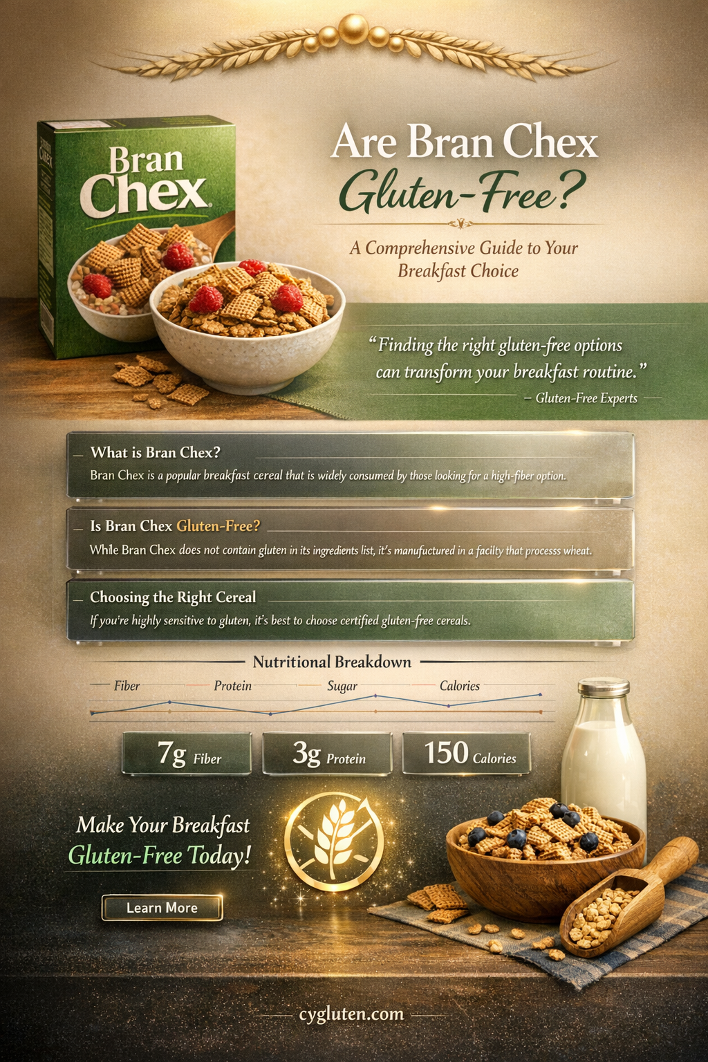 are bran chex gluten free