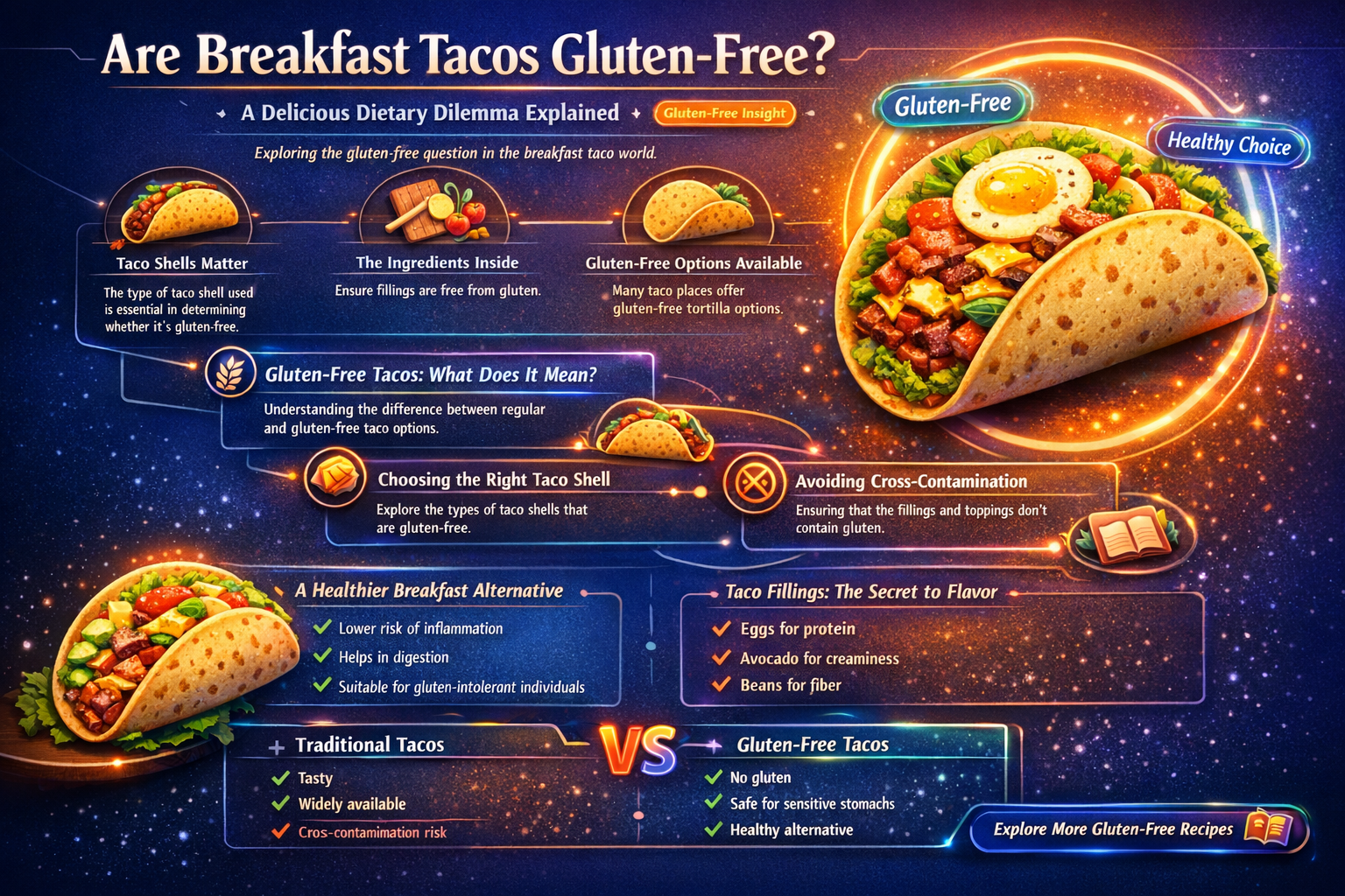 are breakfast tacos gluten free