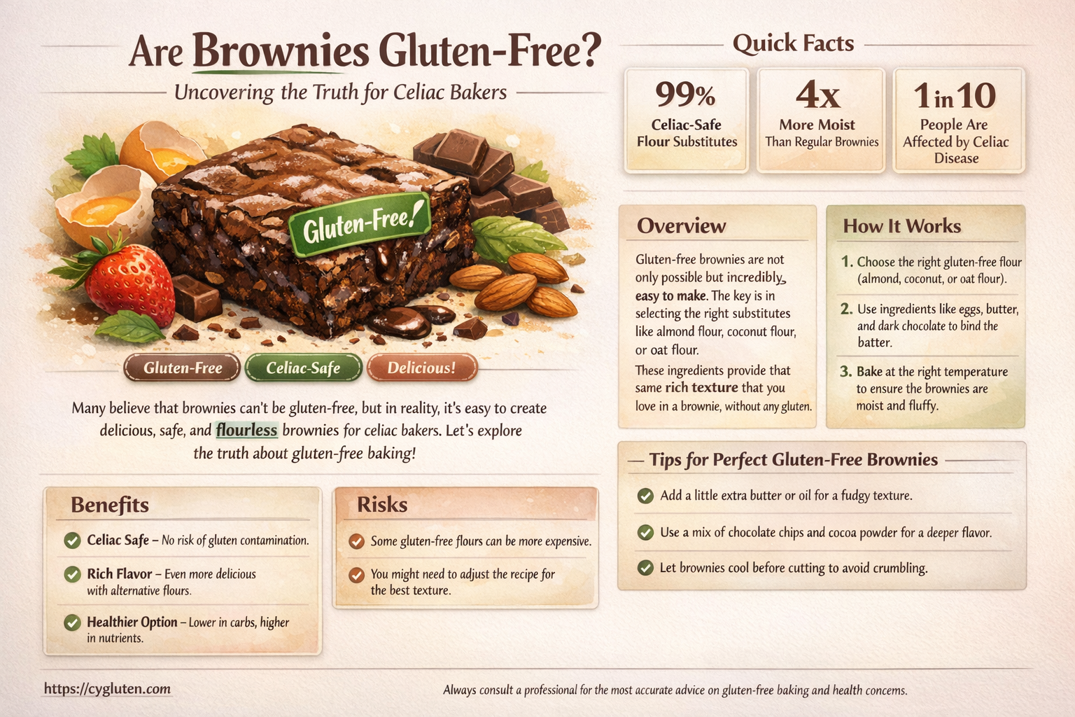 are brownies gluten free