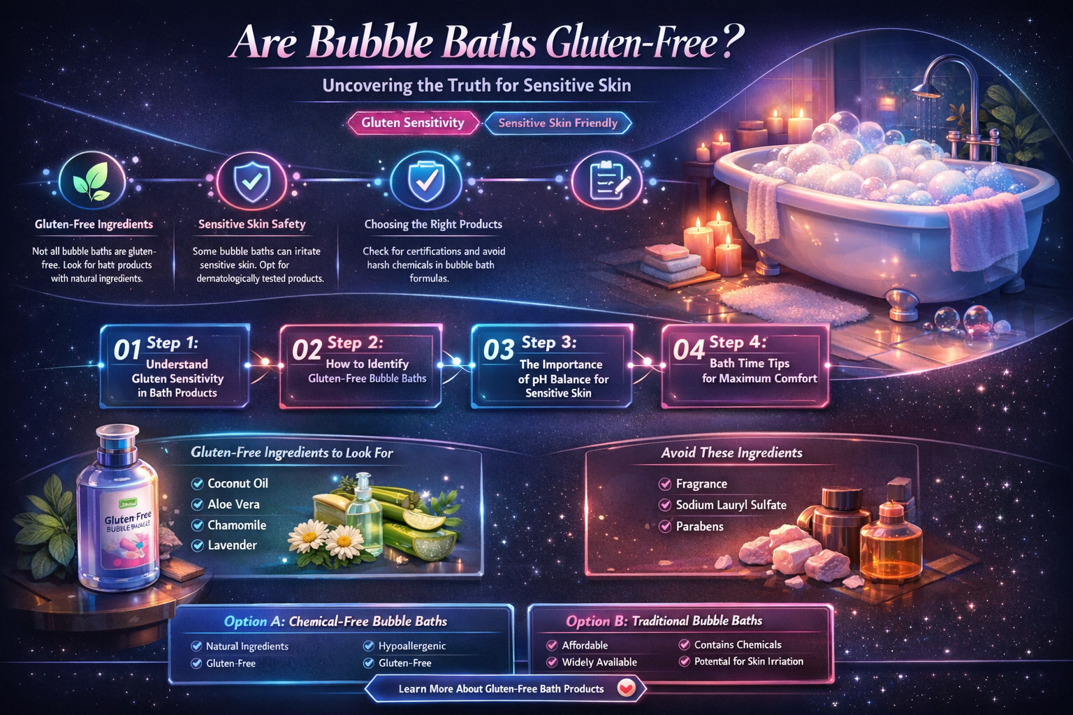 are bubble baths gluten free