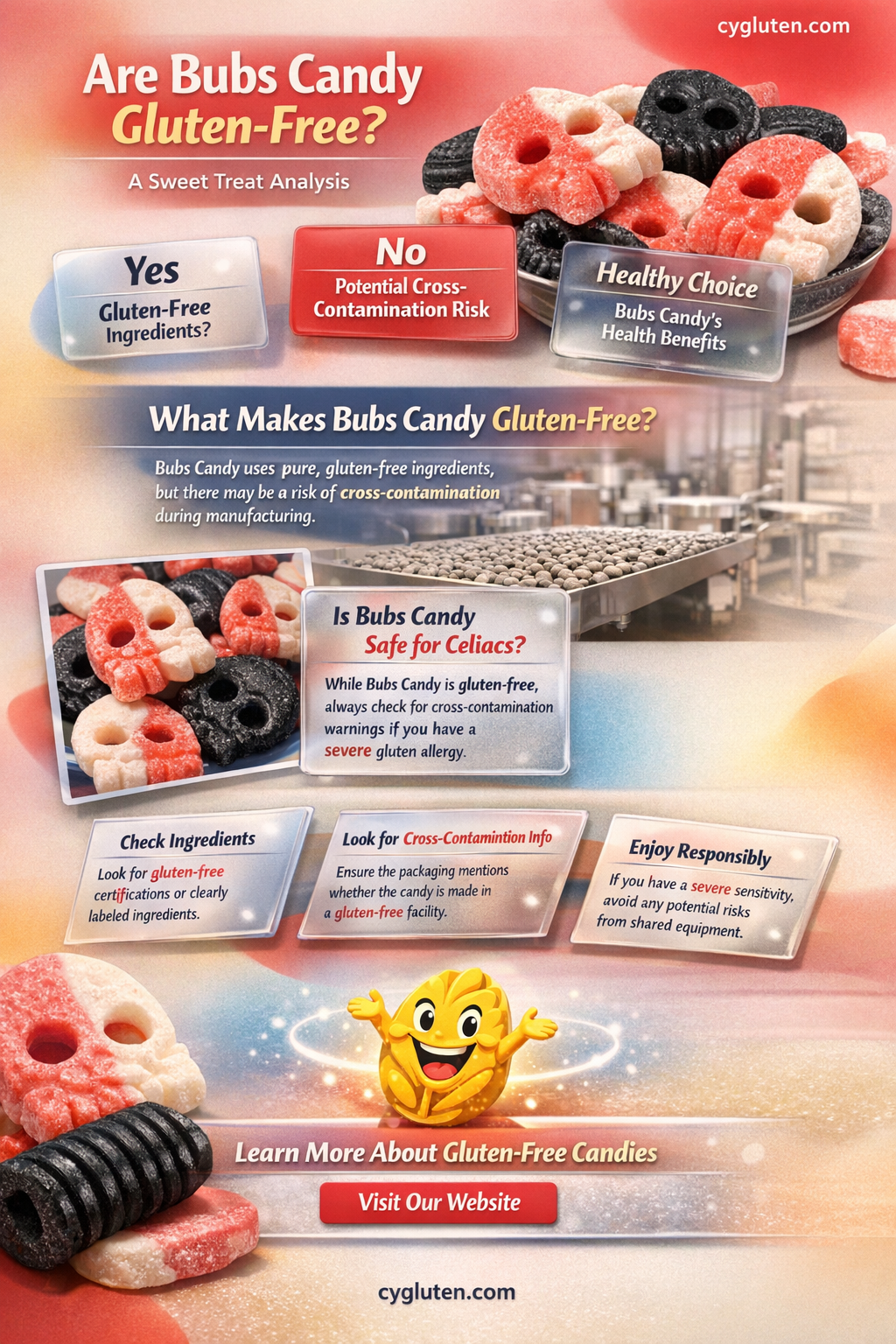 are bubs candy gluten free