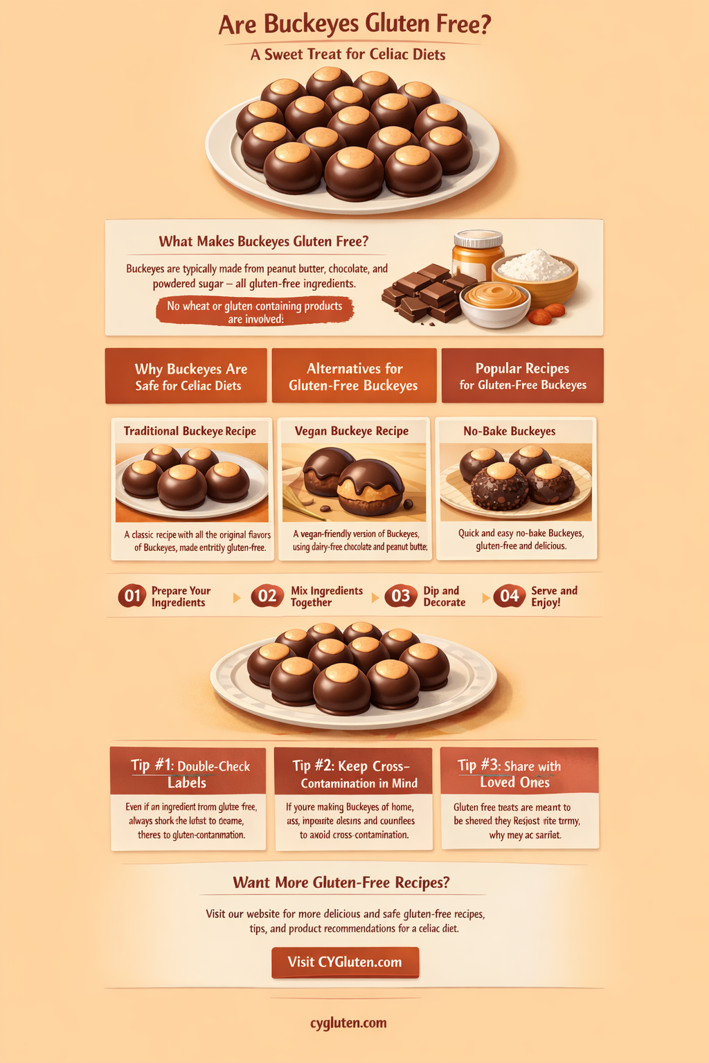 are buckeyes gluten free