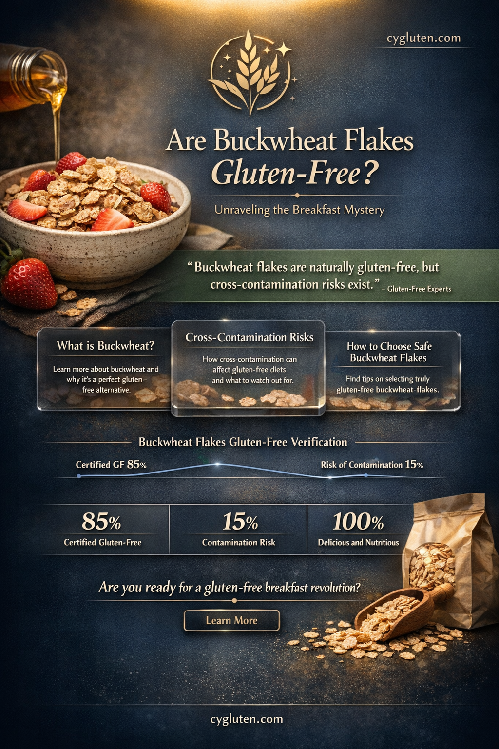 are buckwheat flakes gluten free