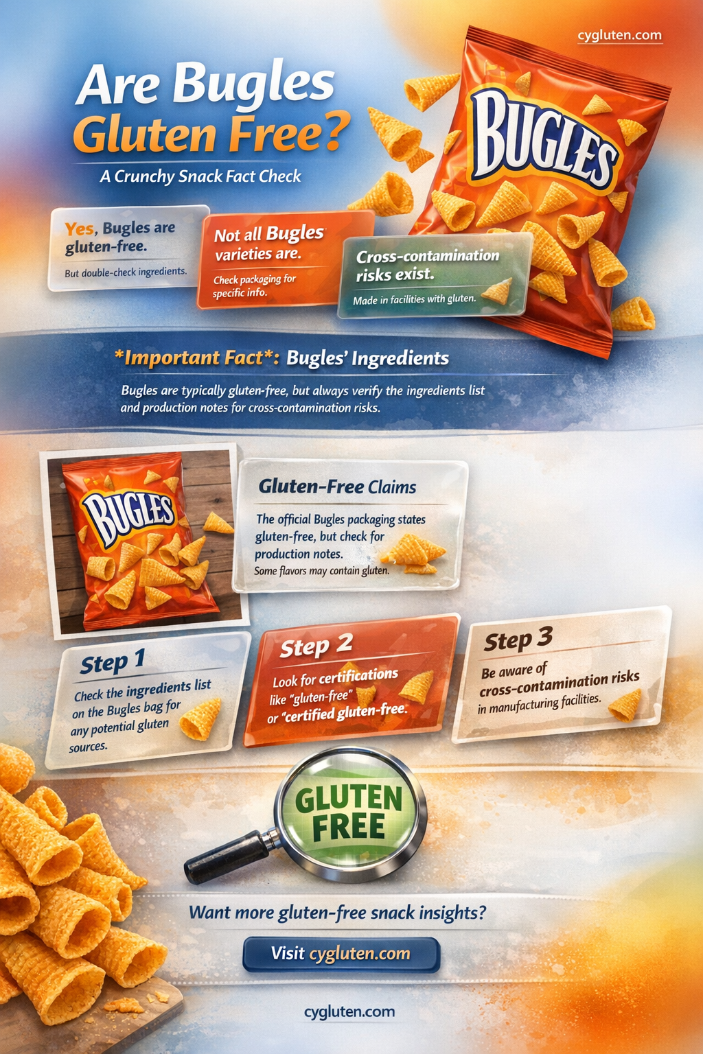 are bugles gluten free