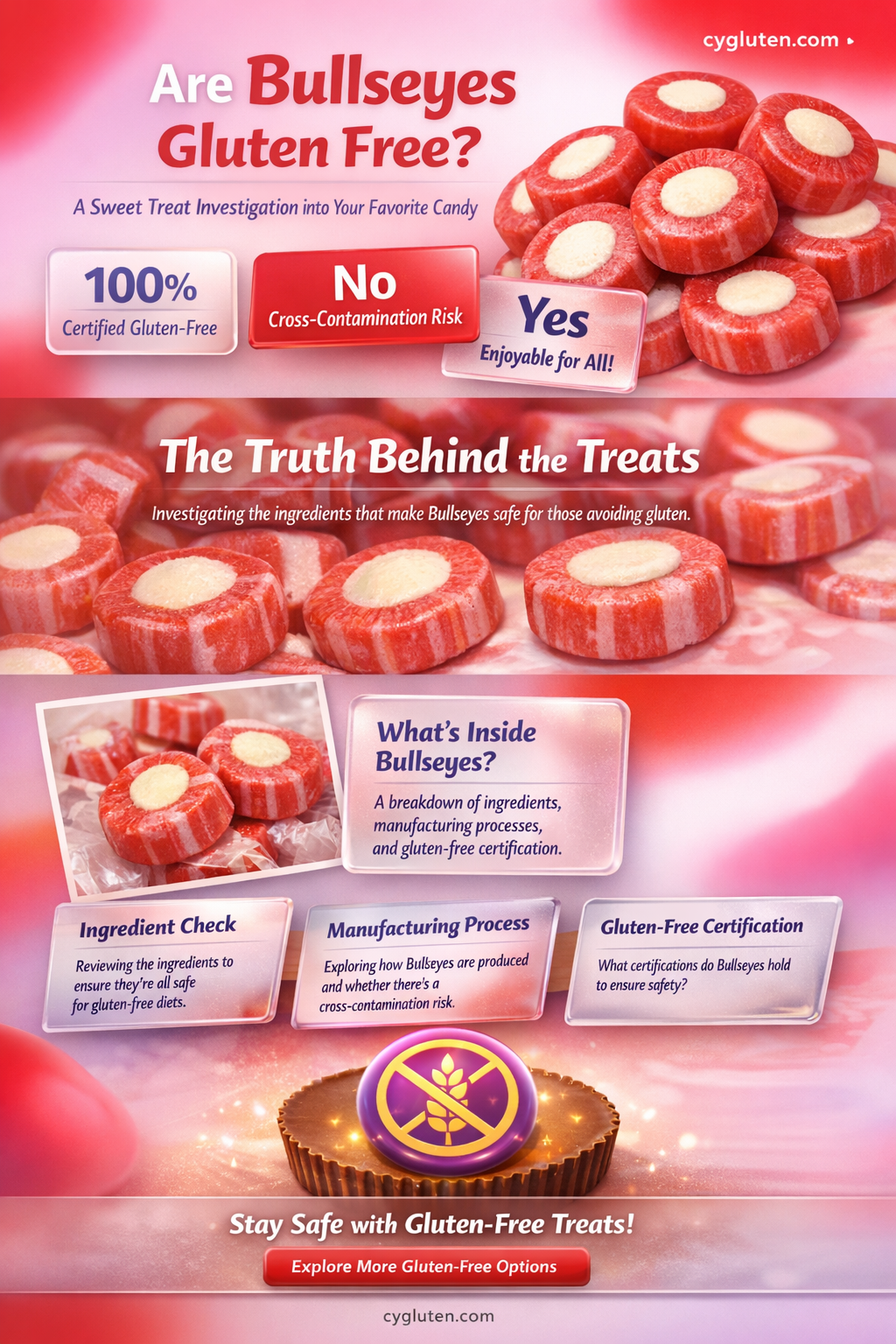 are bullseyes gluten free