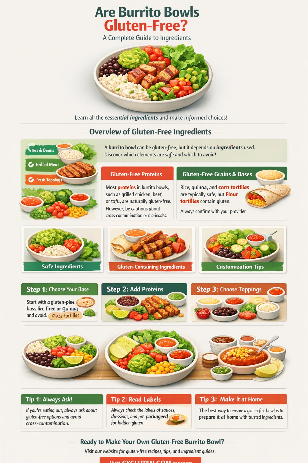 are burrito bowls gluten free