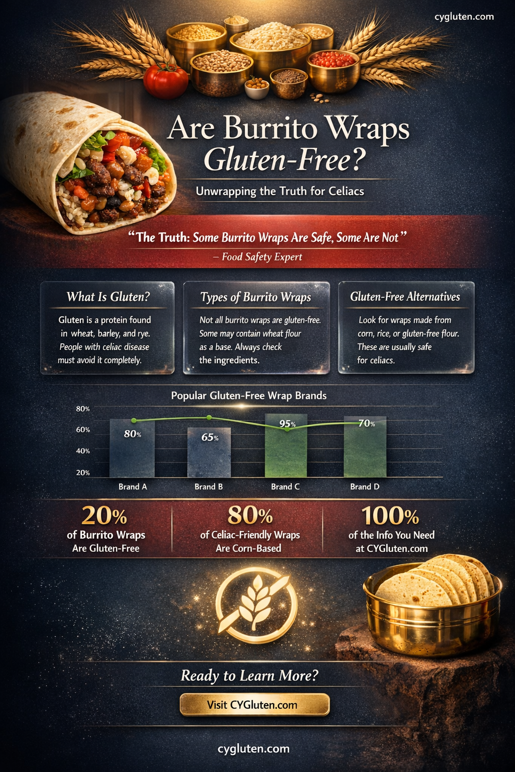 are burrito wraps gluten free