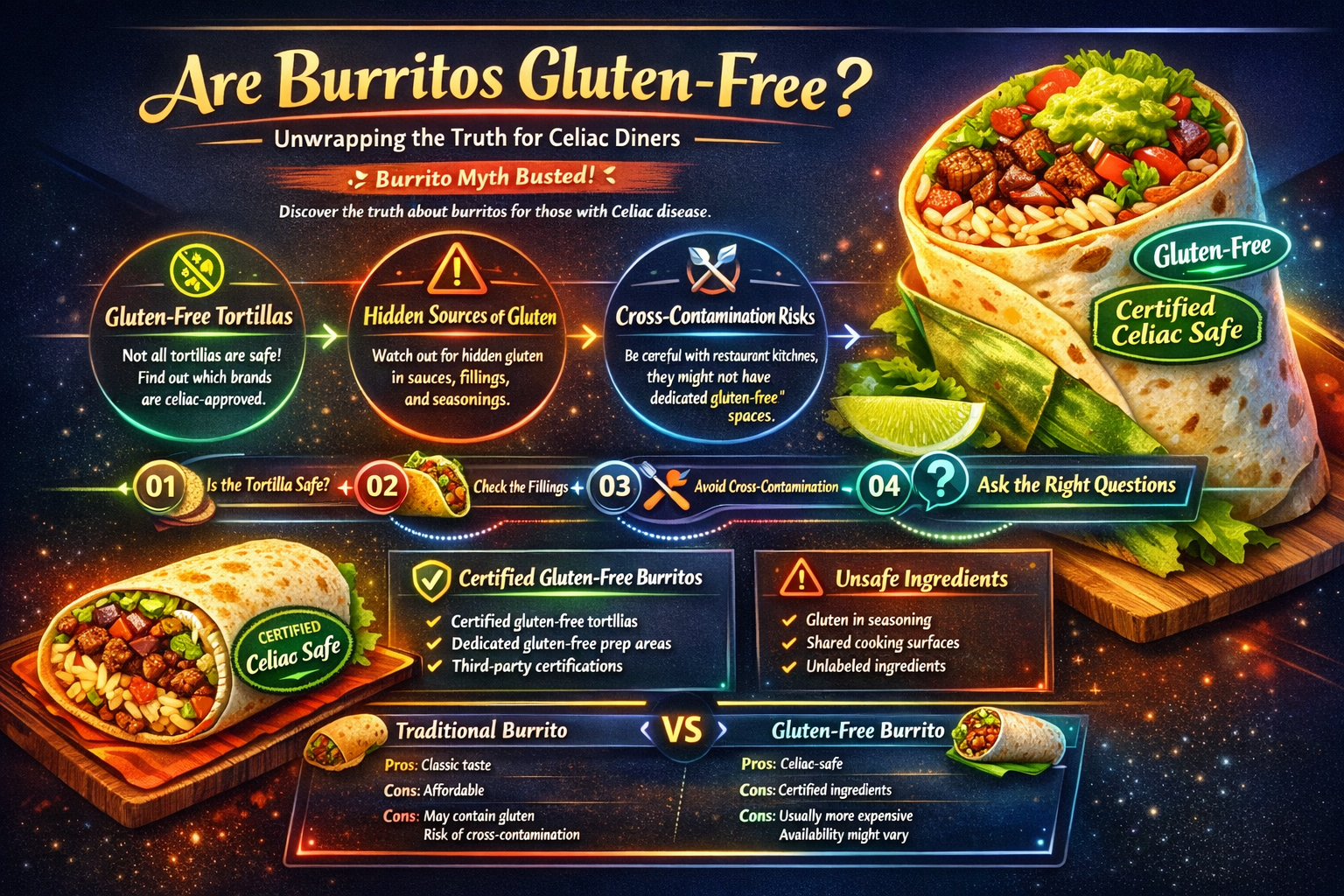 are burritos gluten free