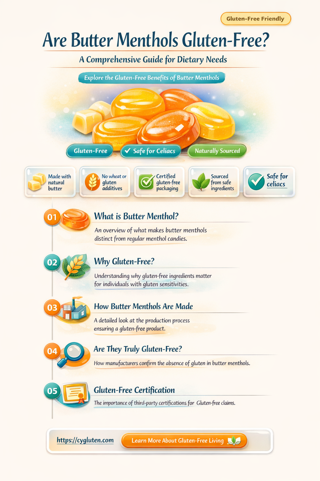 are butter menthols gluten free