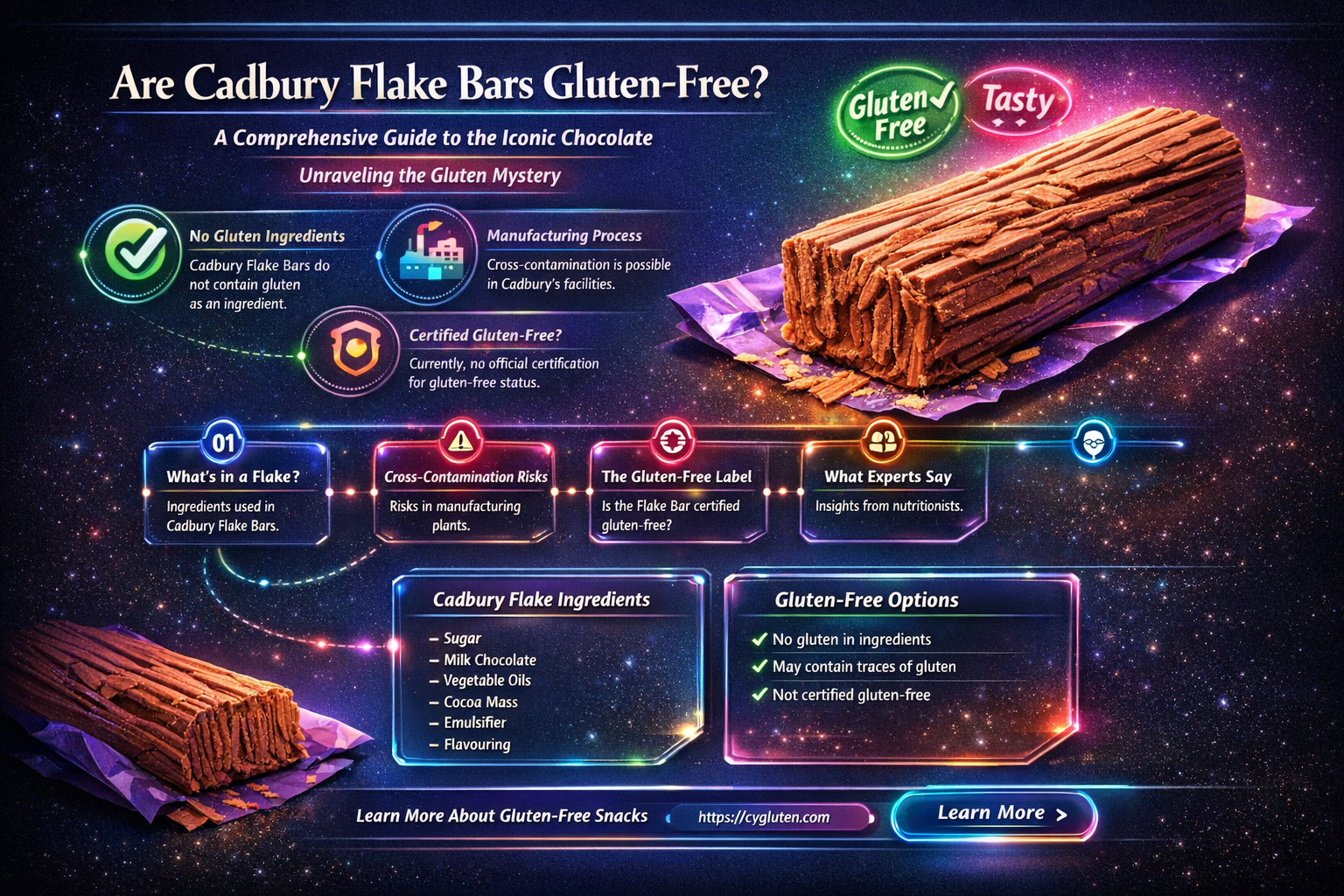 are cadbury flake gluten free