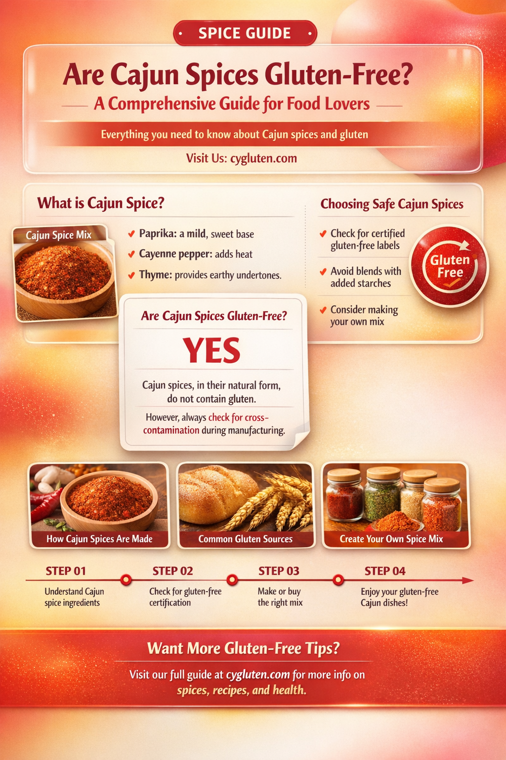 are cajun spices gluten free
