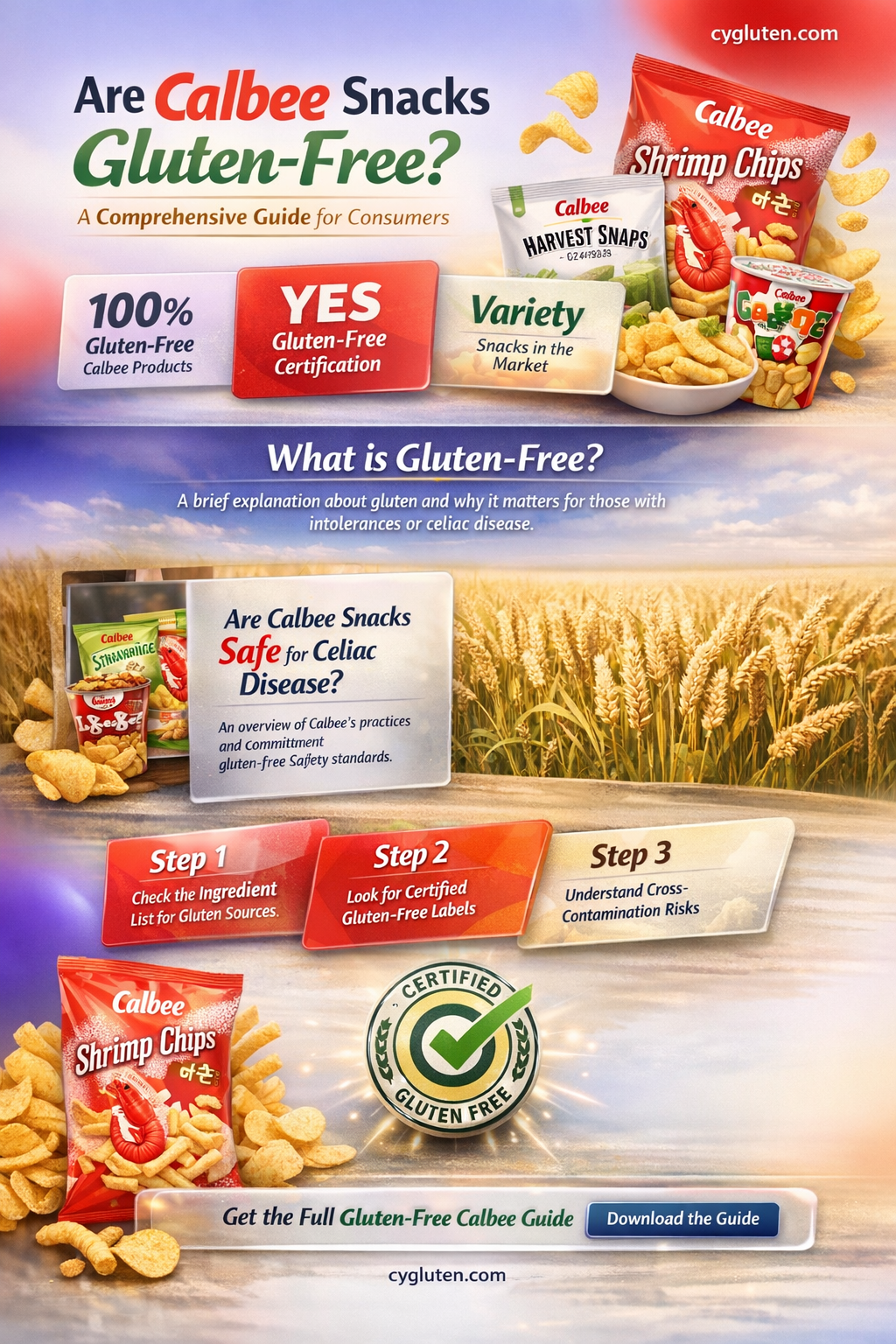 are calbee products gluten free