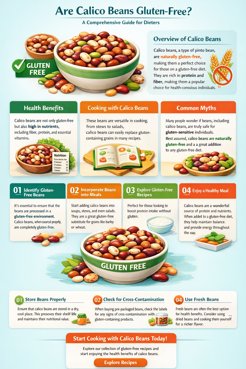 are calico beans gluten free