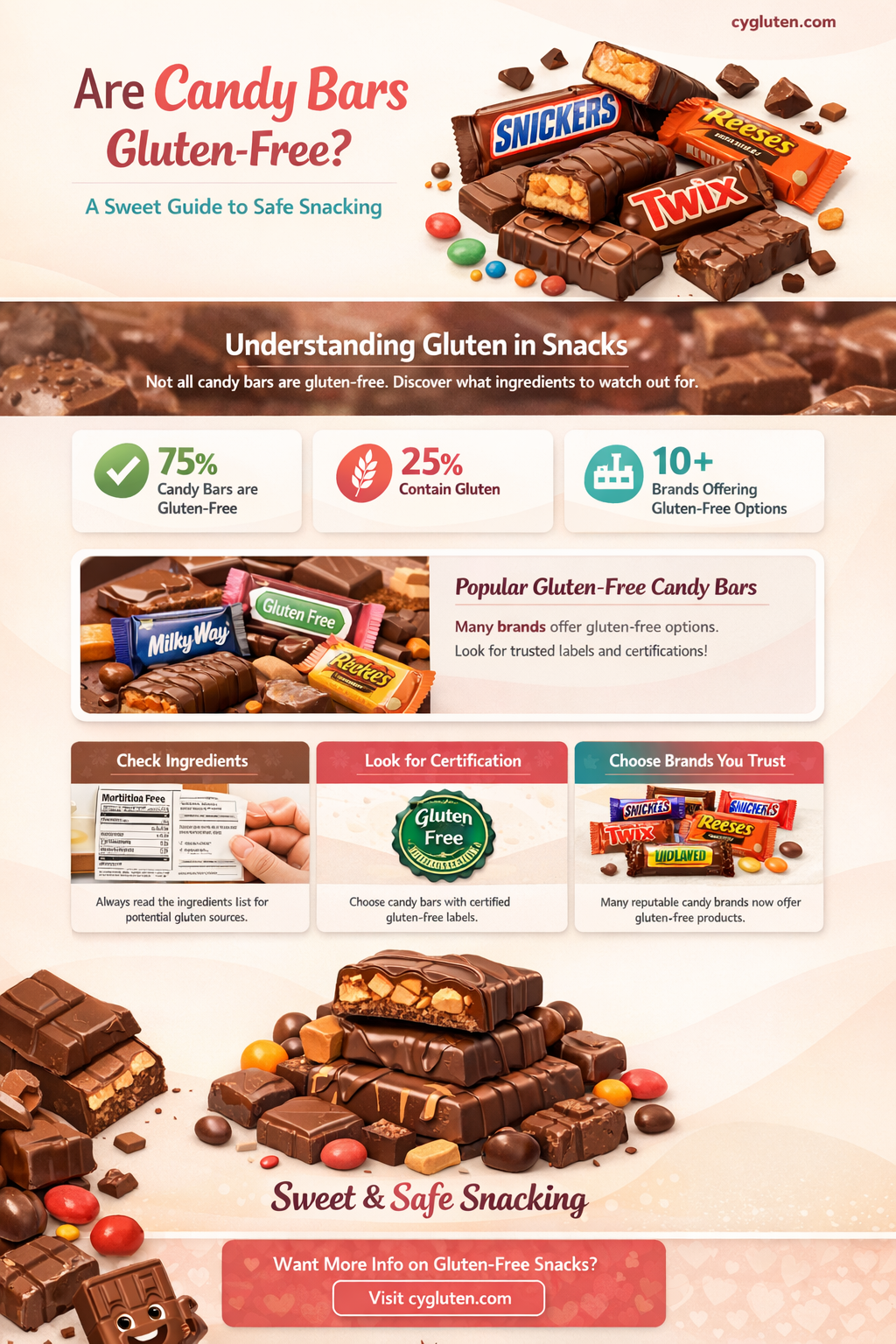 are candy bars gluten free