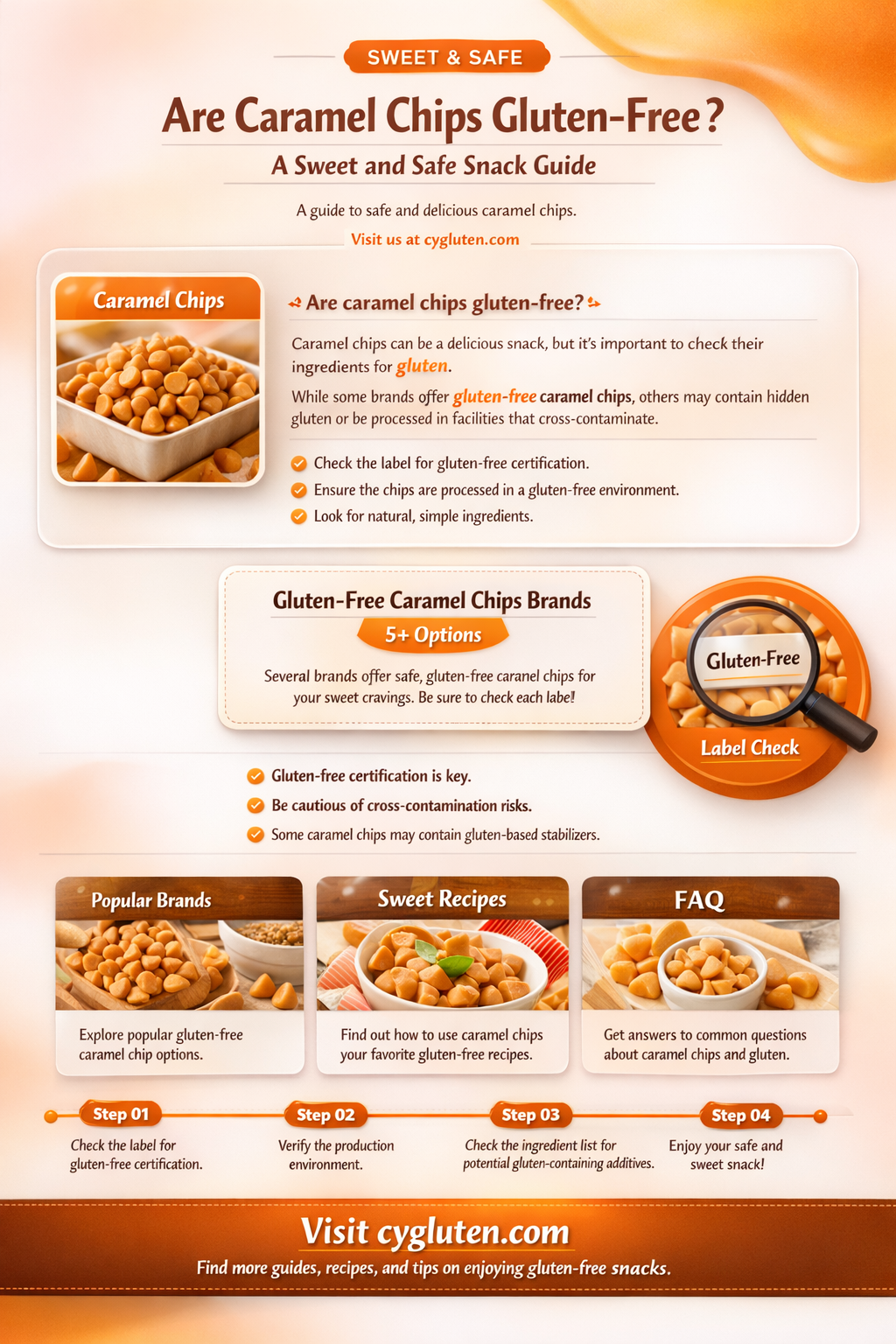 are caramel chips gluten free