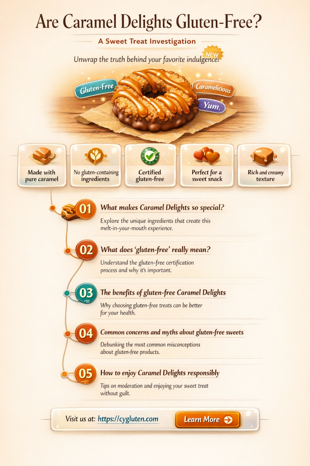 are caramel delights gluten free