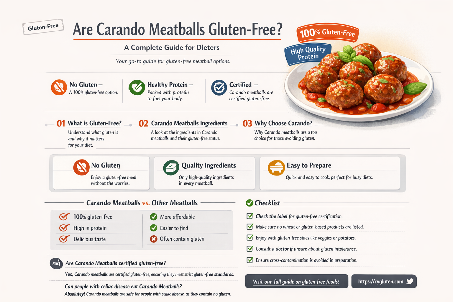 are carando meatballs gluten free