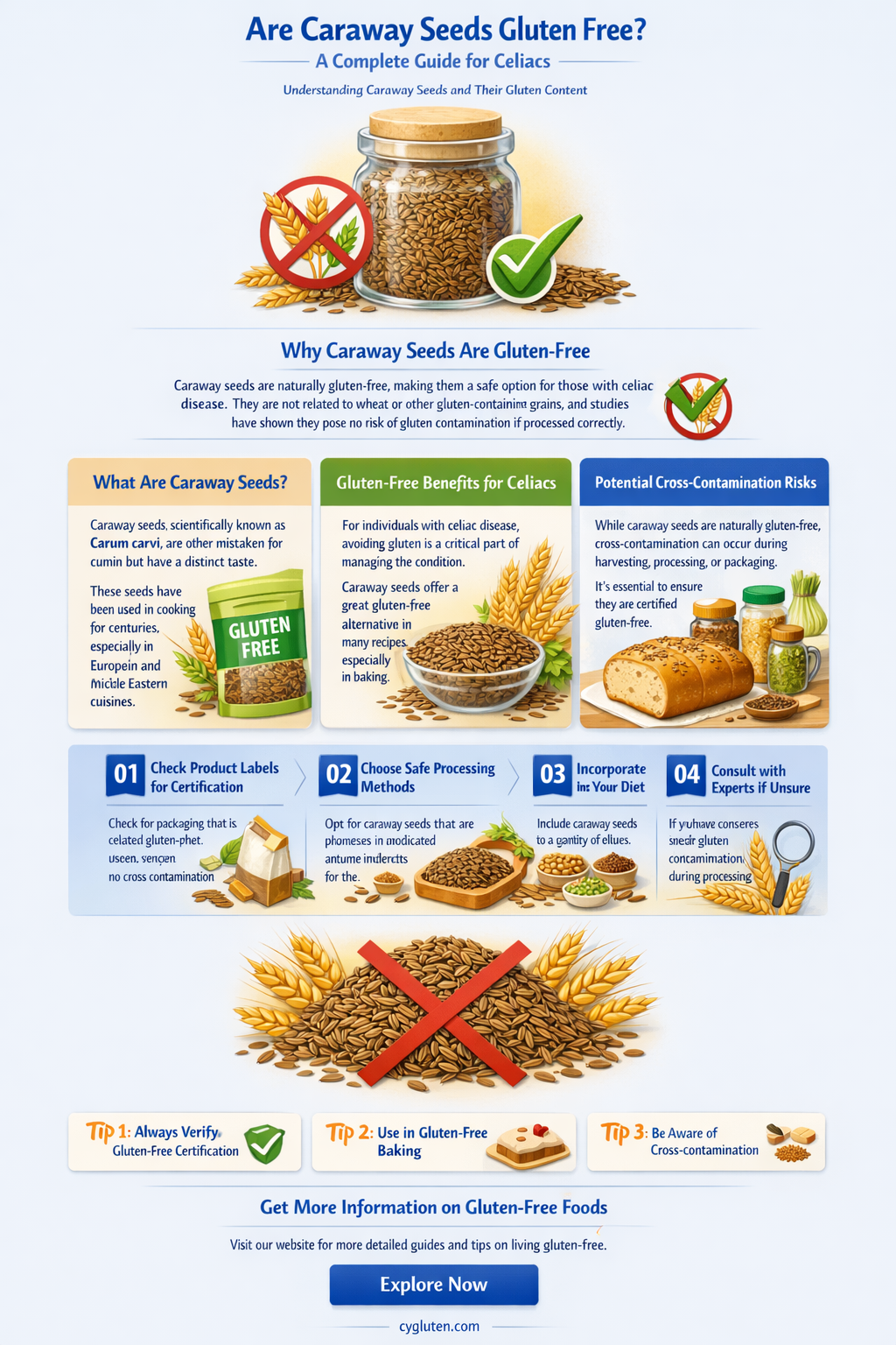 are caraway seeds gluten free