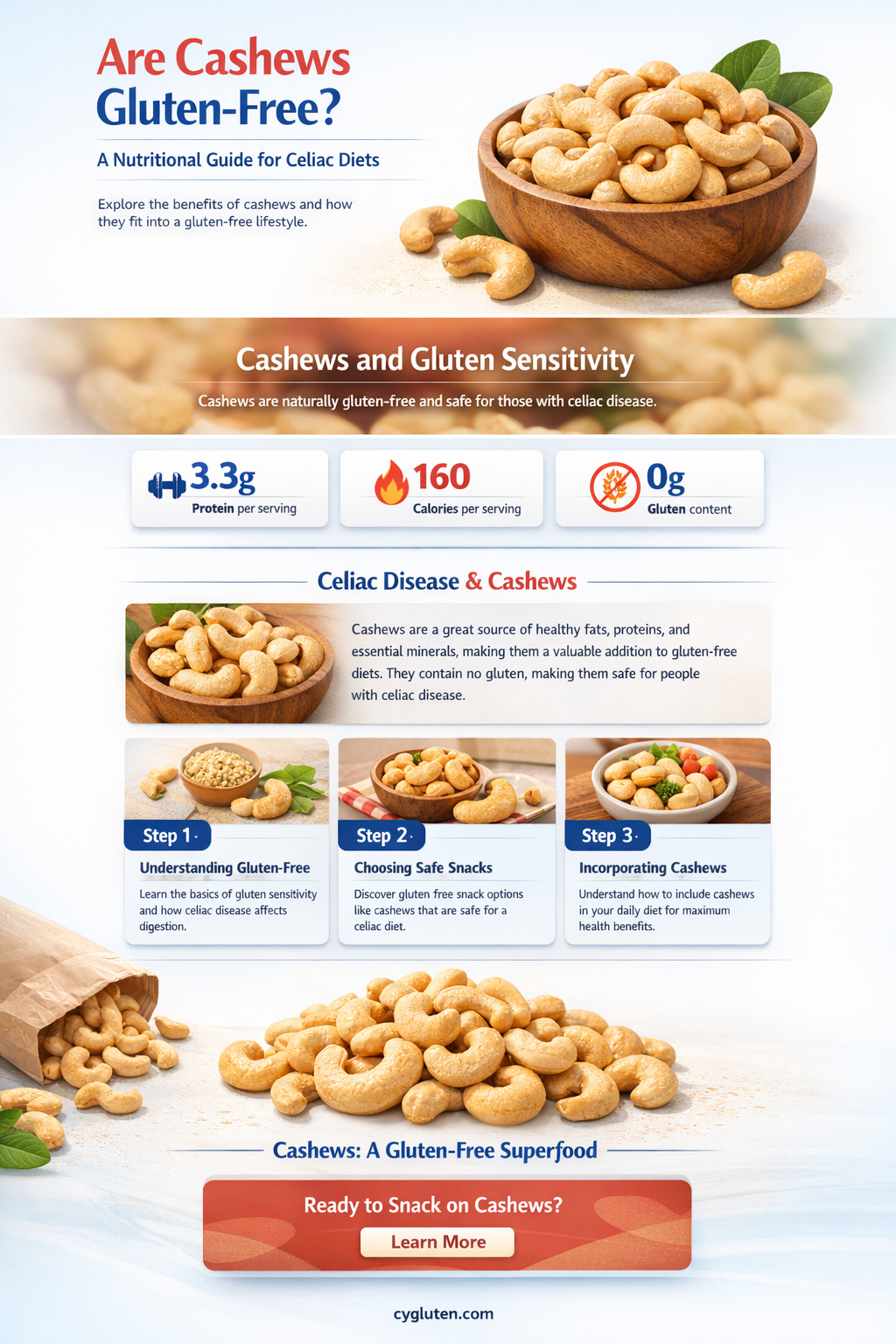 are cashew gluten free