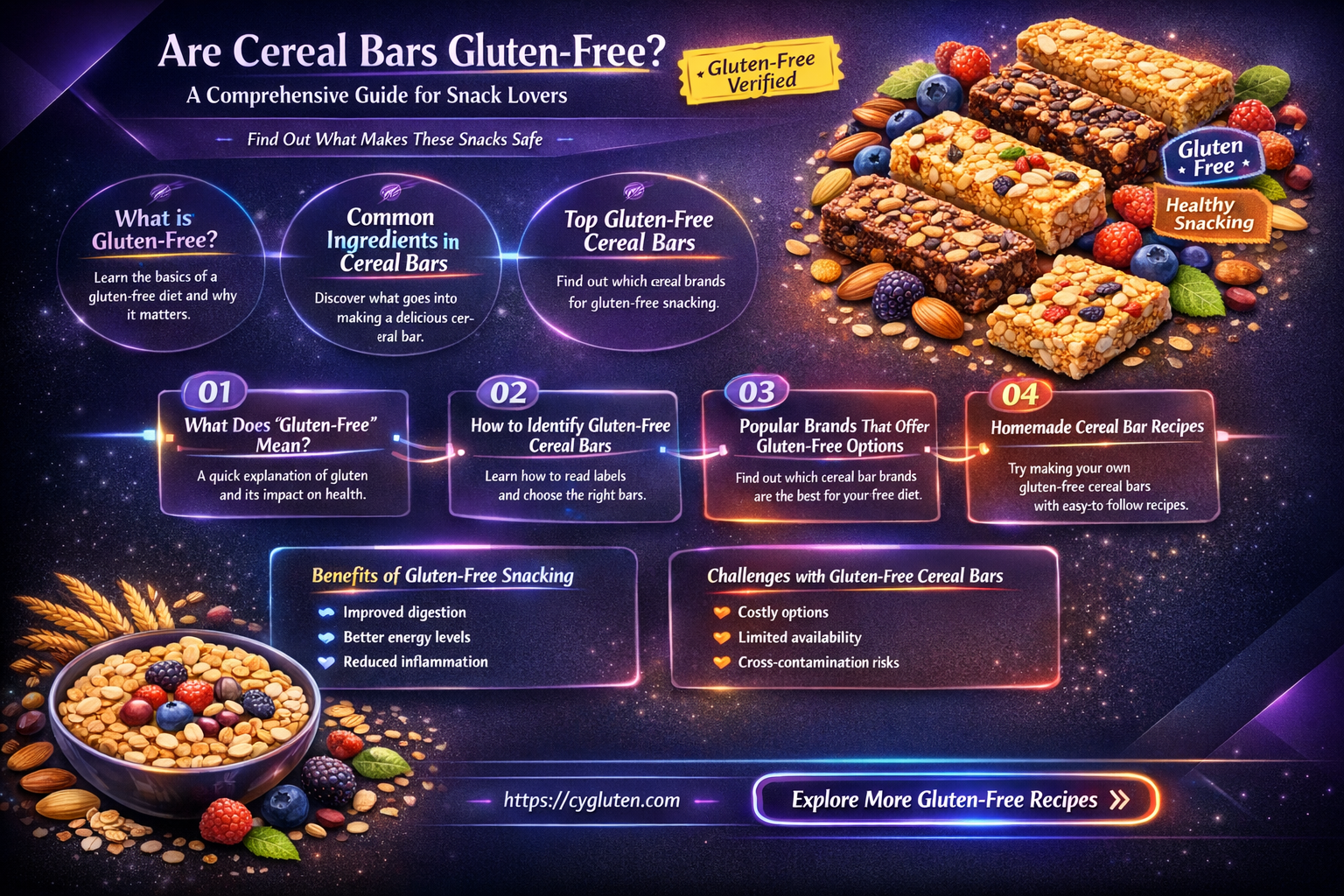 are cereal bars gluten free