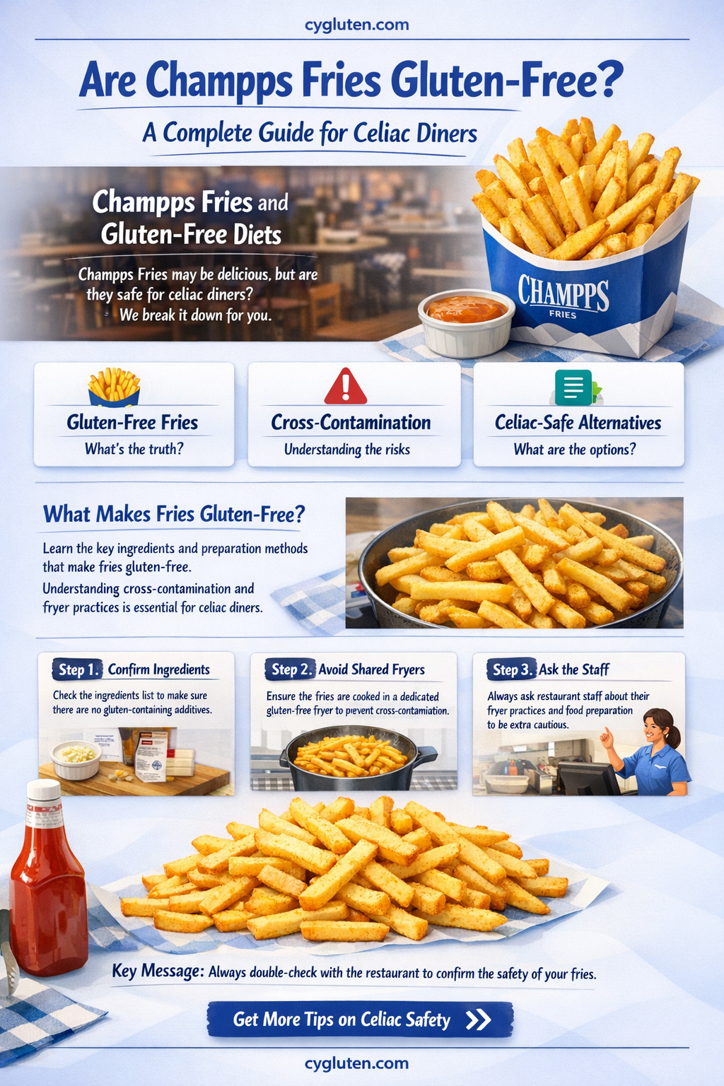 are champps fries gluten free