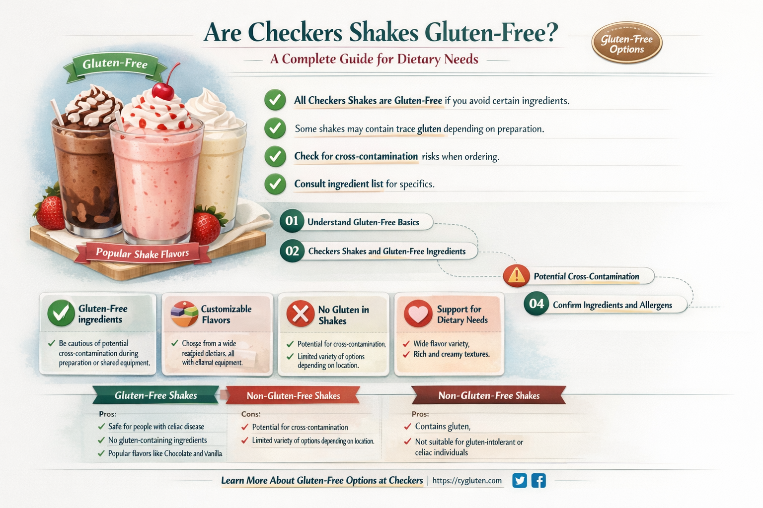 are checkers shakes gluten free