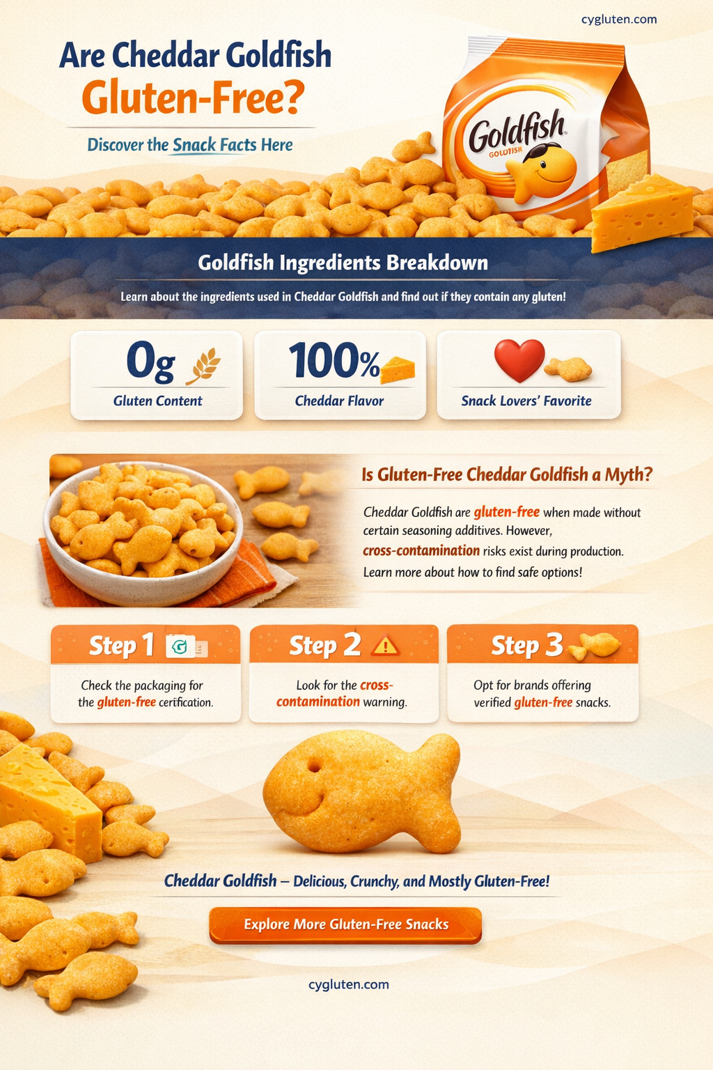 are cheddar goldfish gluten free