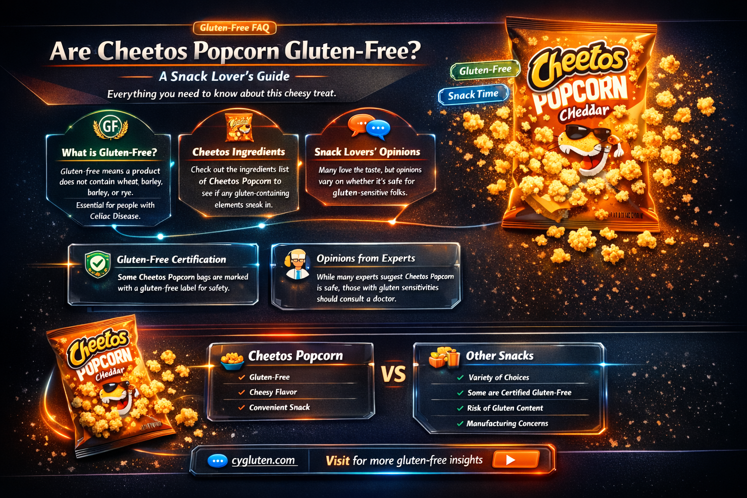 are cheetos popcorn gluten free