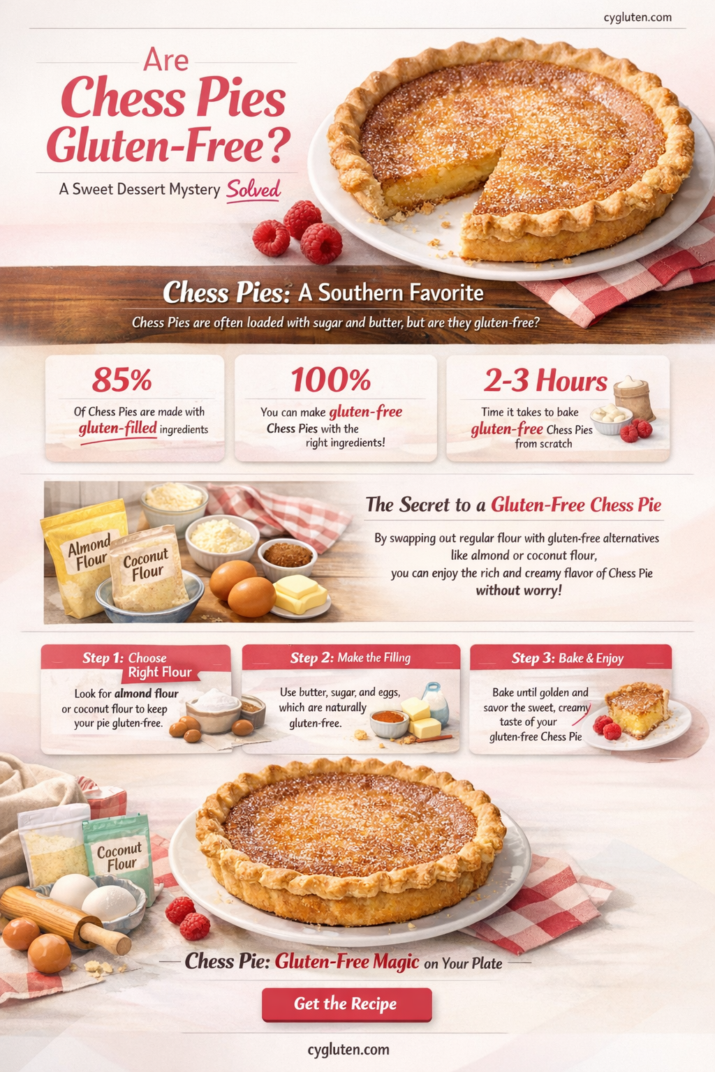 are chess pies gluten free