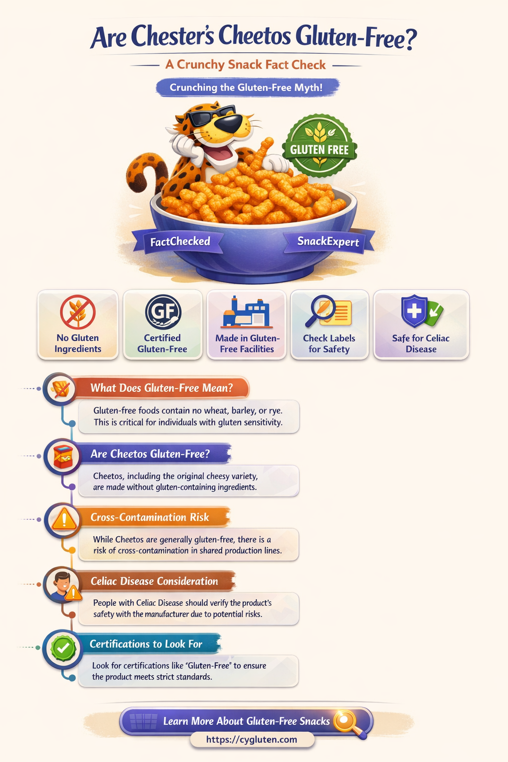 are chester cheetos gluten free