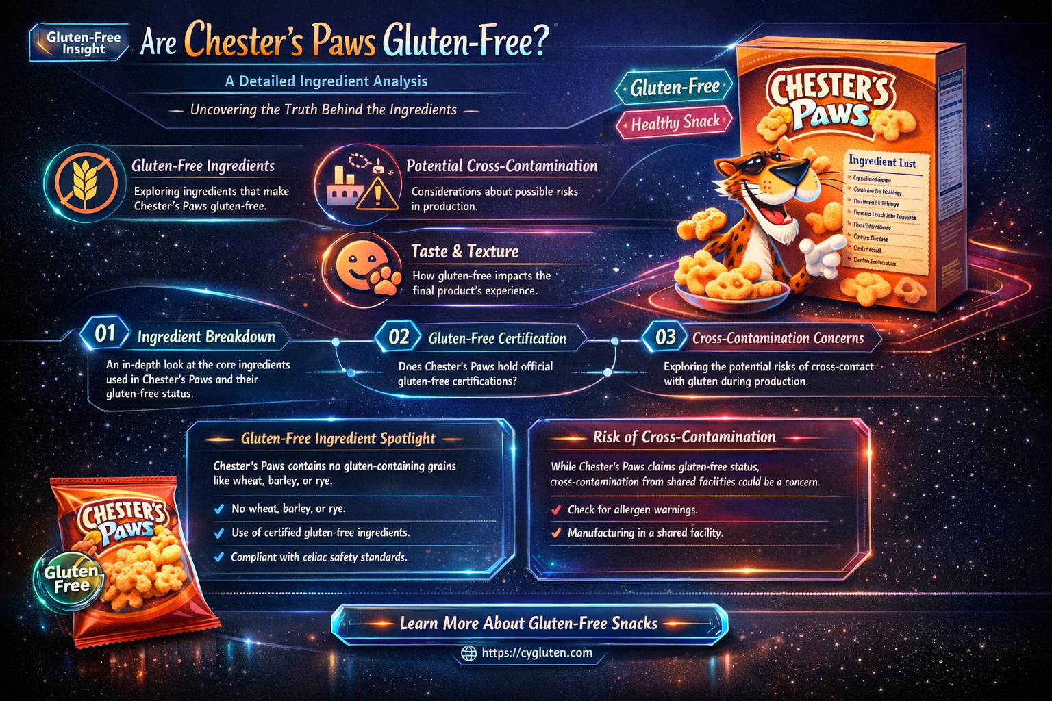 are chesters paws gluten free