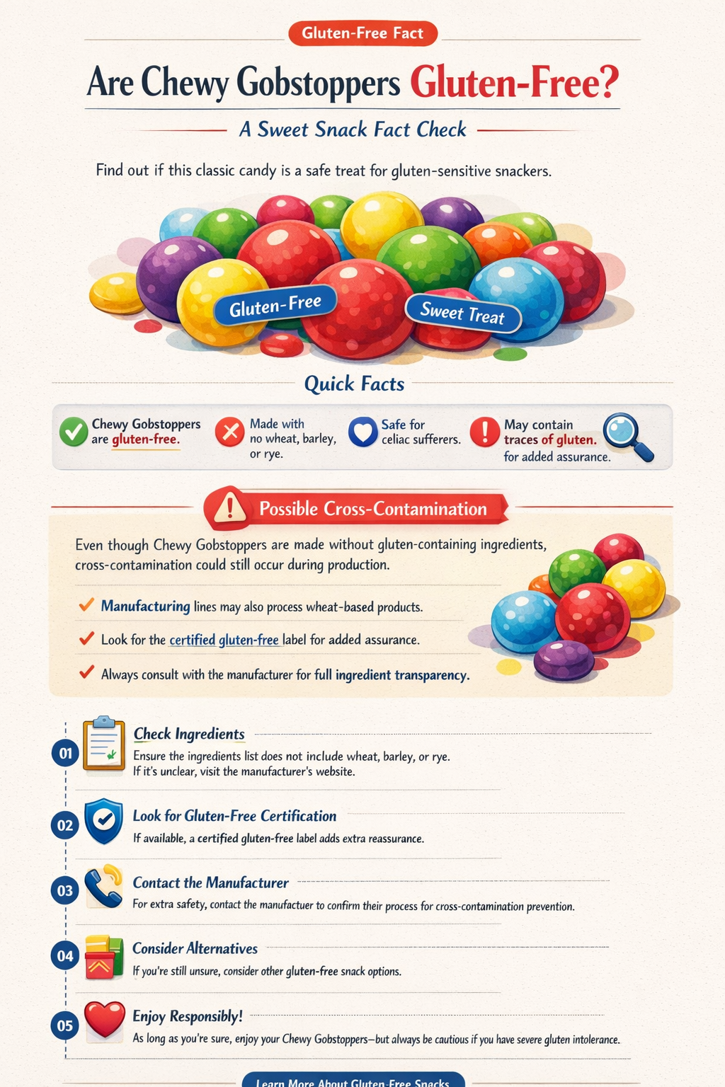 are chewy gobstoppers gluten free