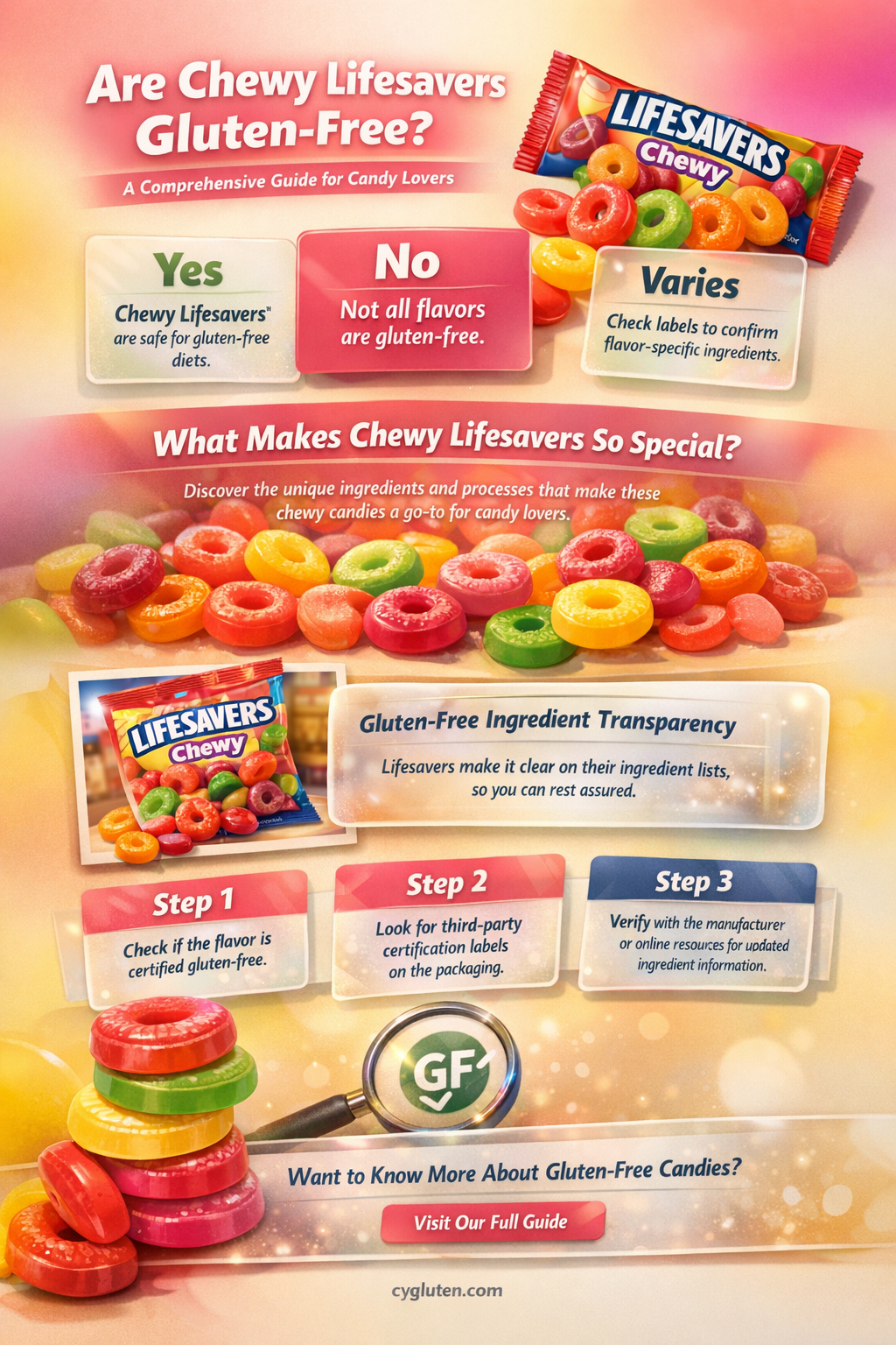 are chewy lifesavers gluten free