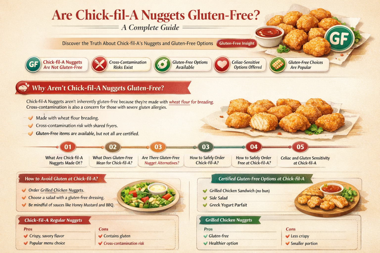 are chickfila nuggets gluten free